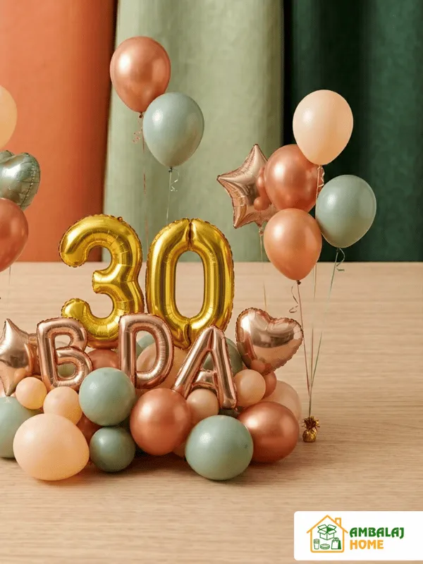 Balonlar (Lateks, Folyo, Harf/Rakam ve Uçan Balonlar)